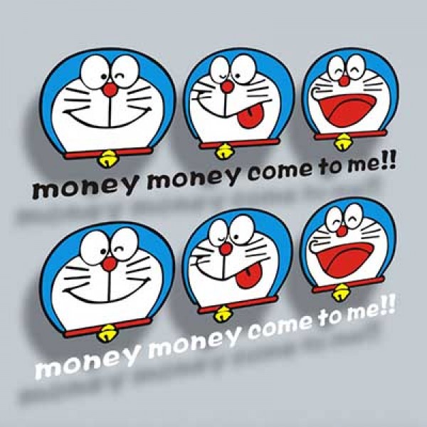 Doraemon car sticker DIYthinker