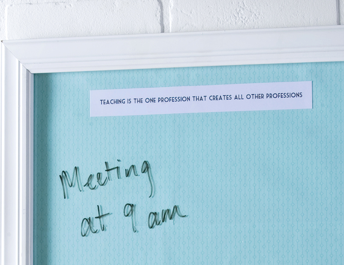 DIY Dry Erase Board And Chalkboard DIYthinker